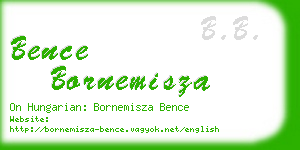 bence bornemisza business card